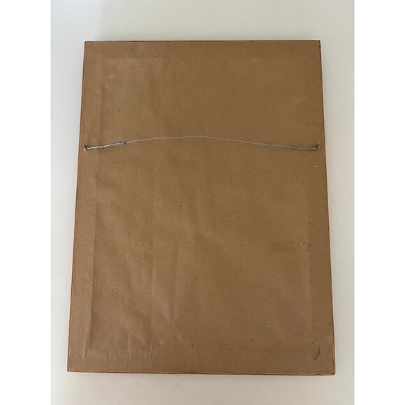 1980s Vintage Art Painting Framed Watercolor Sailboats on a Lake - Doris Minnich - Picture 6 of 6